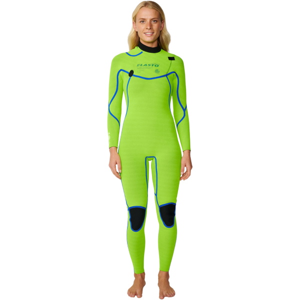 2027 Rip Curl Mujer Elasto 5/4mm Zip Free Neopreno 17WWFS - Black